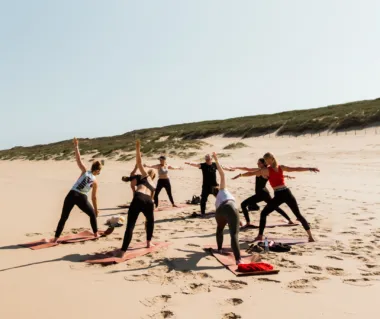 Yoga op Beachcamp